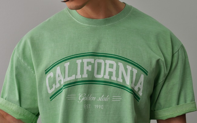 California Vintage Pigment Round-Tee 005