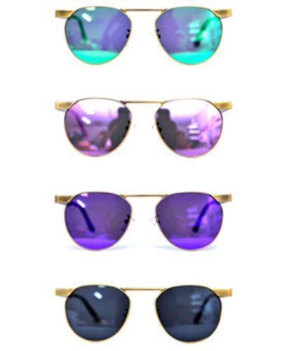 Retro Brass Sunglasses 97