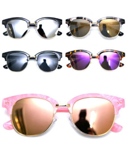 gold frame mirrored sunglasses 98