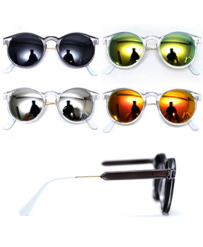 Transparent Round Mirror Sunglasses 99