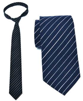 Sharp Stripe Wool Tie 55
