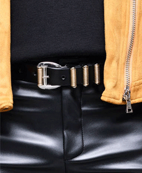 Designer Gold Spring Belt 183