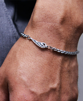 Simple wing chain bracelet 477