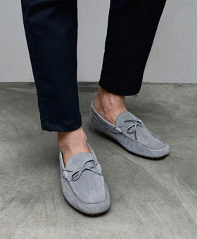 Pastel Suede Driving Loafers 867