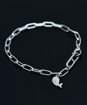 Whale steel chain bracelet 517
