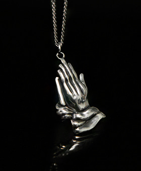 prayer steel necklace 446