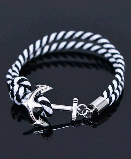 Striped Anchor Bracelet 434