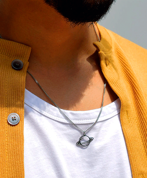 SPACE steel necklace 458