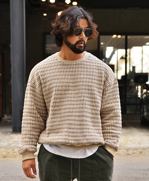 Great fit thick waffle knit 423
