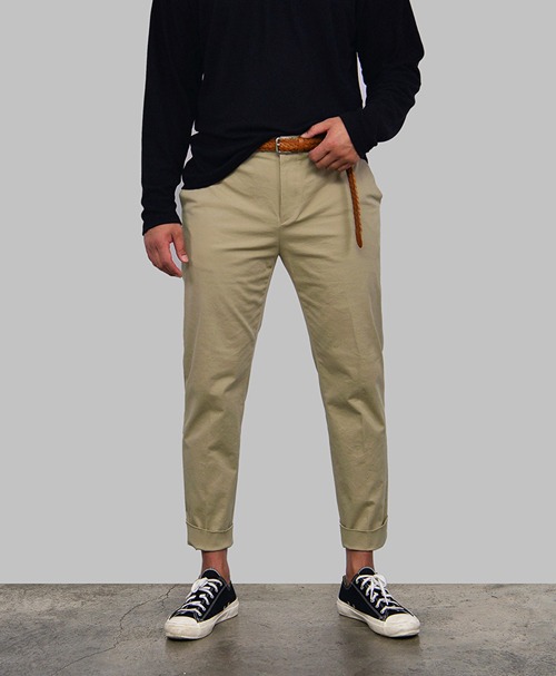 Slim Fit Bio Washed Stretchy Chinos-Pants 345