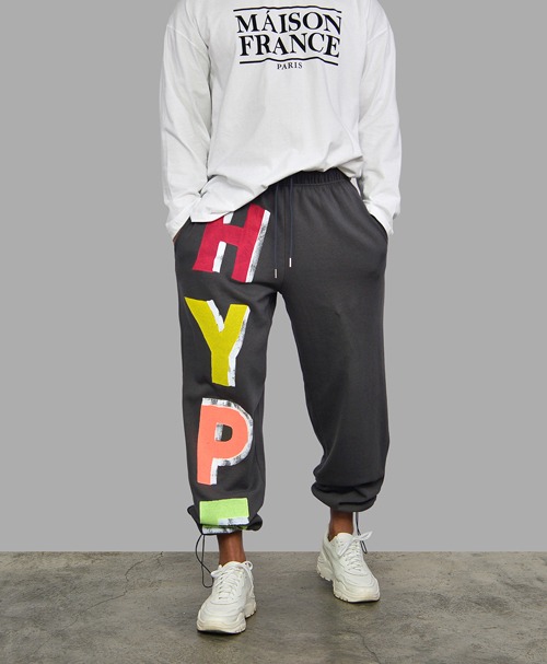 HYPE Paint String Wide Gympants-Sweatpants 603