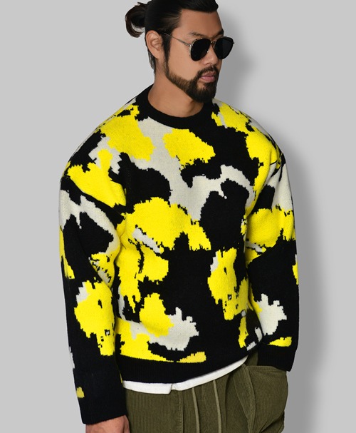 Thick Camo Sweater 529