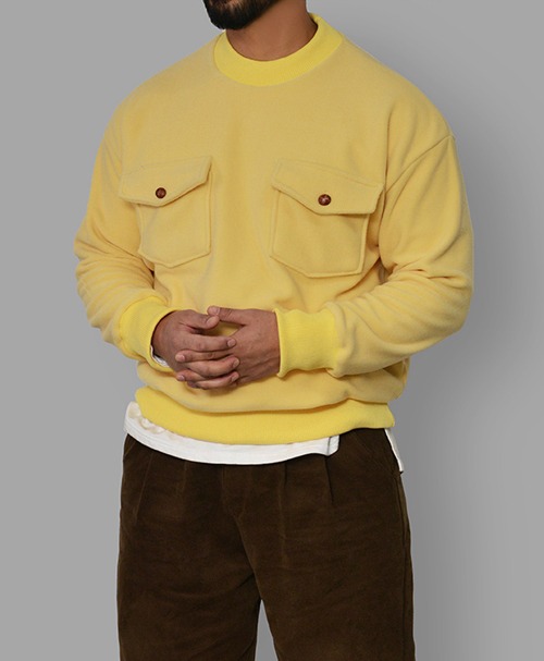 Pocket Fleece Sweatshirt 924