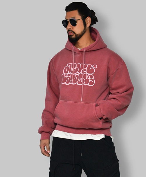 Thick Pigment Brushed-Hoodie 653