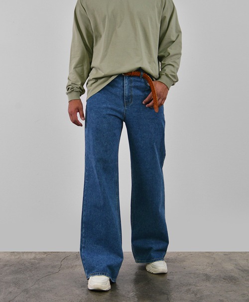 Classic Retro Flare High Waist-Jeans 835