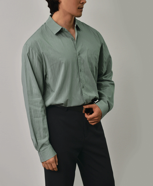 Refreshing Wrinkled Rayon-Shirt 765